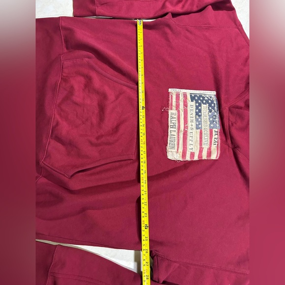 Polo Ralph Lauren Denim & Supply Mens Size XXL  Hoodie Flag RRL American - Picture 2 of 10